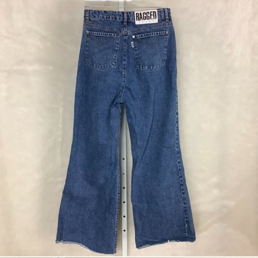 RAGGED wide leg jeans